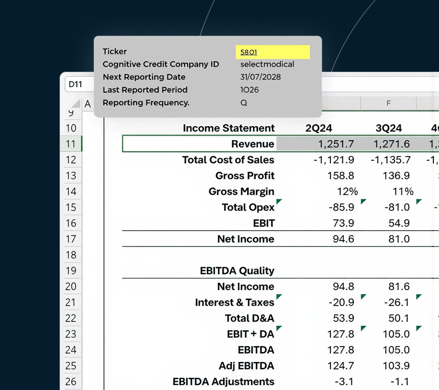 Spreadsheet model optimization
