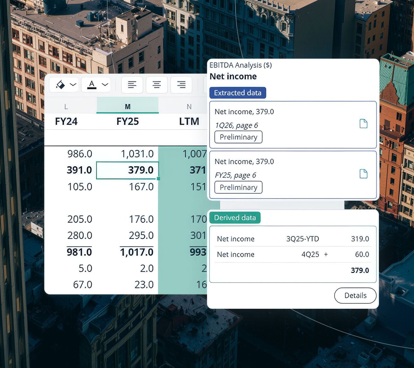 Cognitive Credit web app audit card