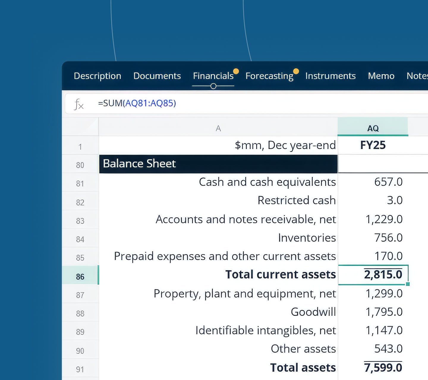 Cognitive Credit web app financial model