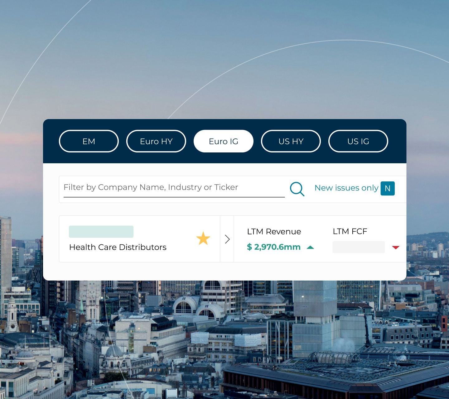 Data published to Cognitive Credit web app