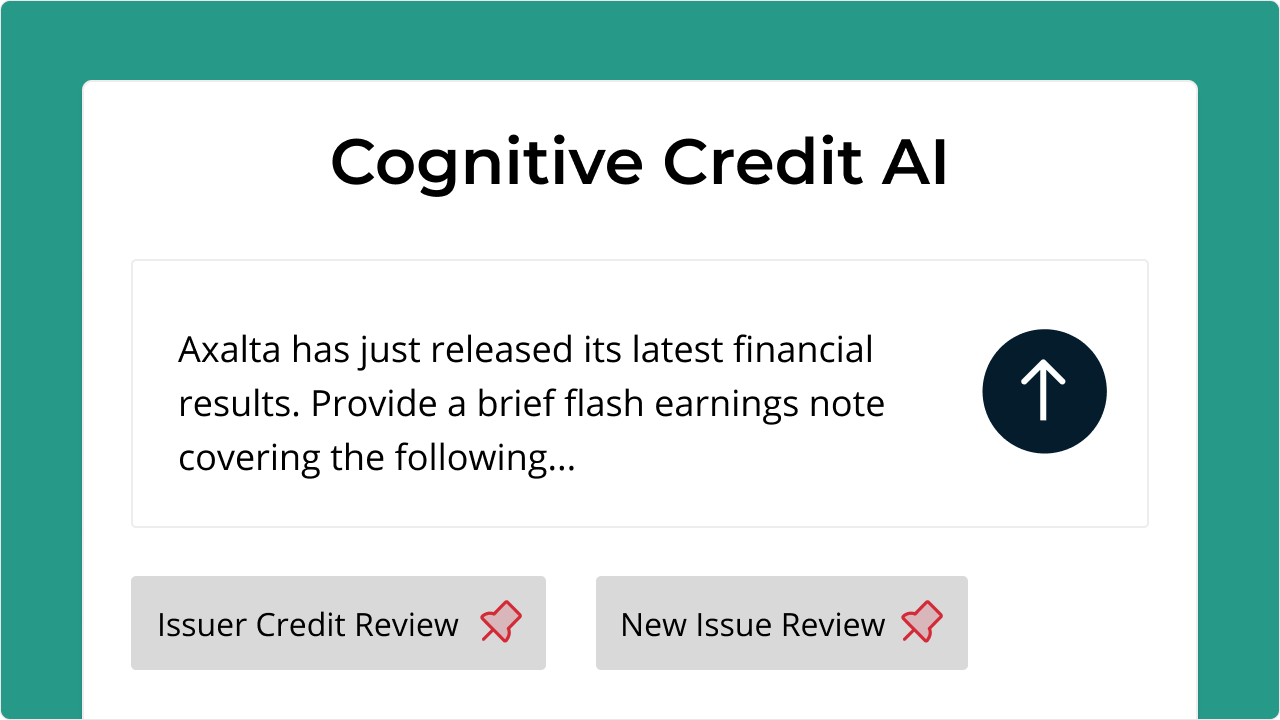 Introducing Cognitive Credit AI: Gen AI for credit markets